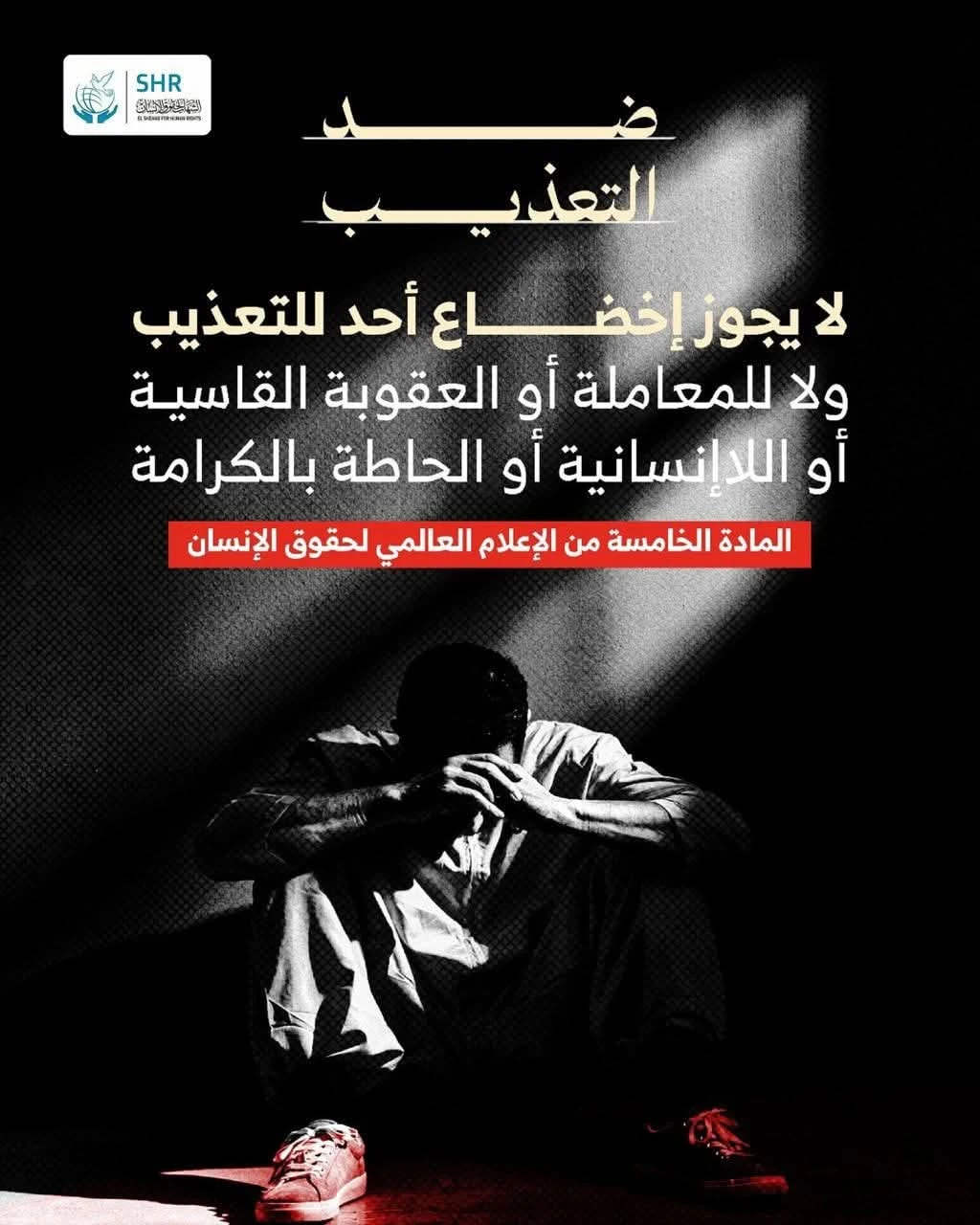 المادة الخامسة من الإعلام العالمي لحقوق الإنسان