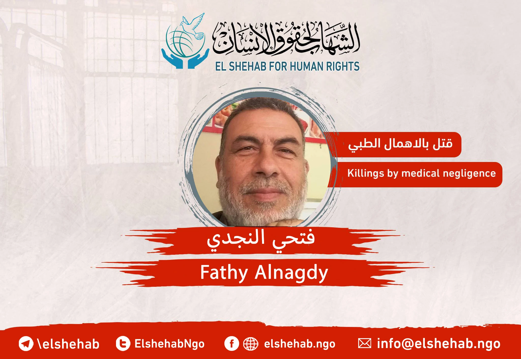Death of the citizen, “Fathy Alnagdy” in First Police Department, of Zagazig city